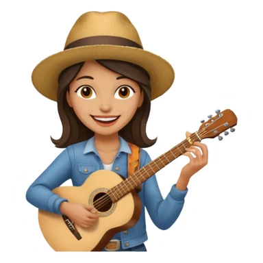 Street Music Performer woman sticker