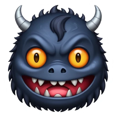 Créer un monstre noir sticker