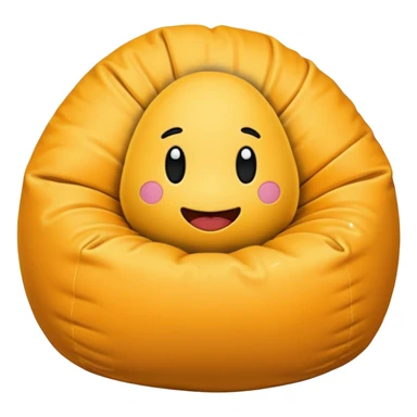 make a bean bag sticker