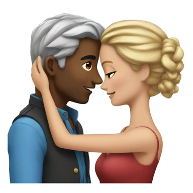 Romance azul sticker