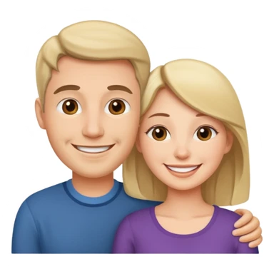 Love wife and me sticker