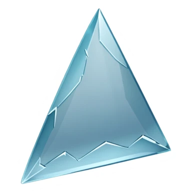 broken glass shard sticker