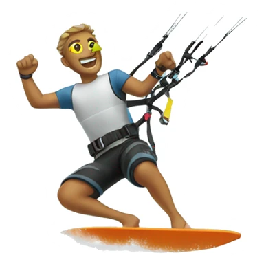 kitesurfing sticker