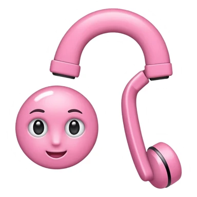 Eu quero um fone de ouvido com laço  sticker