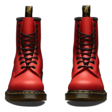 dr martens 1460 bex red sticker