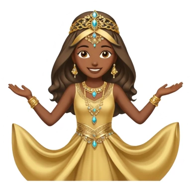 Arabic dancer girl sticker