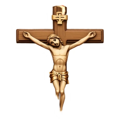 crucifix sticker