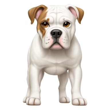 American Bulldog Dog Breed Full Body sticker