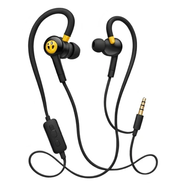 old wired earphones sticker