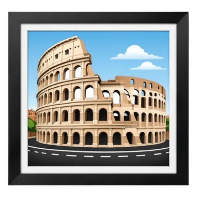 colosseum rome  2D sticker
