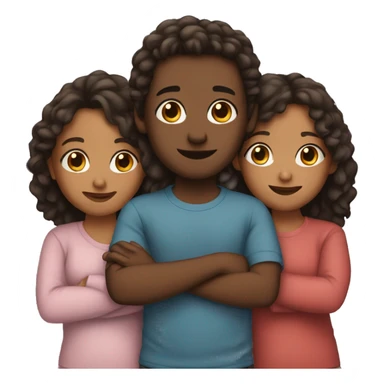 Three siblings sticker