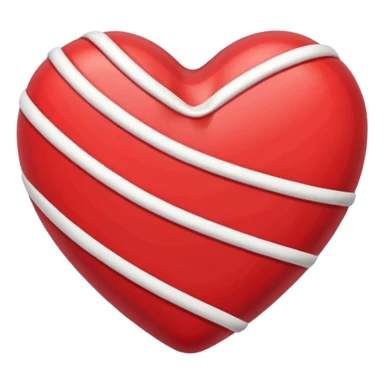 heart wrapped candy sweet colourful stripes sticker