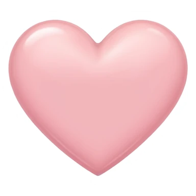 aesthetic light pink heart sticker