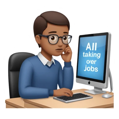 AI Taking over jobs sticker