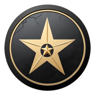 a star in Hollywood Walk of Fame sticker