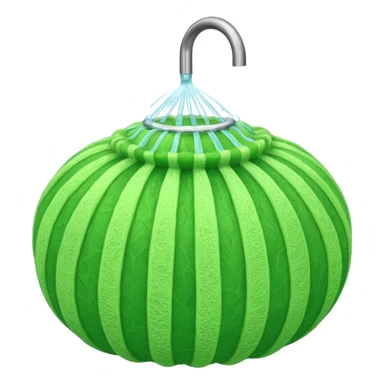 shower loofah sticker