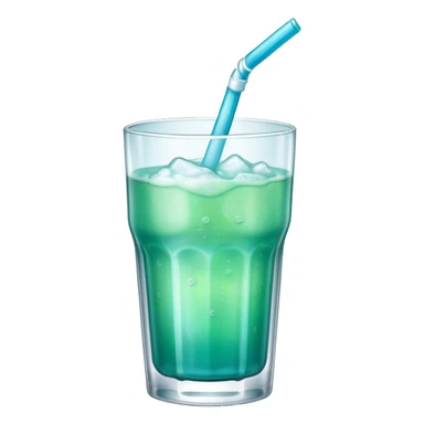 Baja Blast soda in a glass sticker