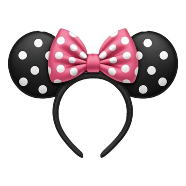 Minnie Mouse ears sticker