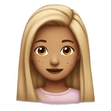 Girl with scars sticker