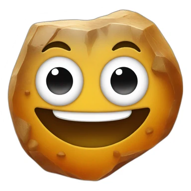 Amber rock Smiling Face With Heart-Shaped Eyes sticker