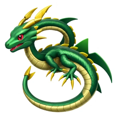 Mega rayuaza emoji sticker