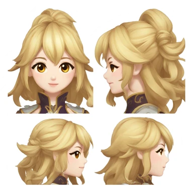 “Lumine” from “Genshin Impact” sticker