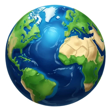 chanel logo Earth planet  sticker