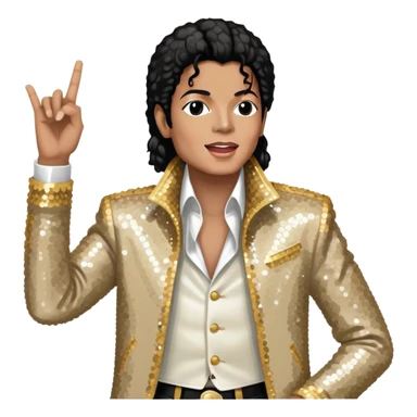 Michael Jackson sing sticker