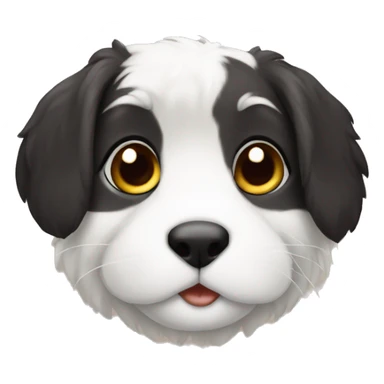 kaninchen dunkles fell sticker