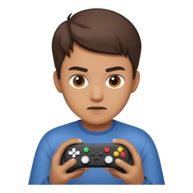 create a simple emoji that indicates that you are a single player when playing computer games sticker