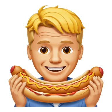gordon ramsay eat hotdog sticker