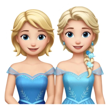 anna et elsa sticker