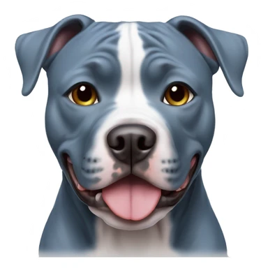 Blue American Staffordshire Terrier sticker