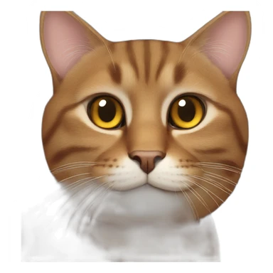 Loughing Brown Cat of turkish sticker