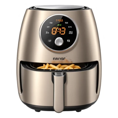 Air fryer Laughing historically sticker