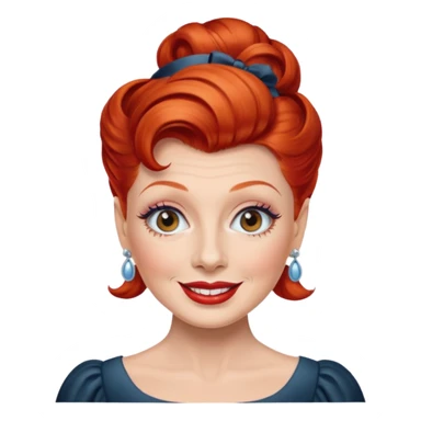 Lucille Ball sticker