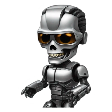 A Terminator21 Mascot it Must Look a Demon sticker
