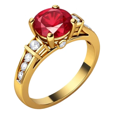 glitter rubi diamond married ring sticker