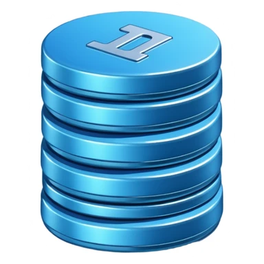 blue coins credit package sticker