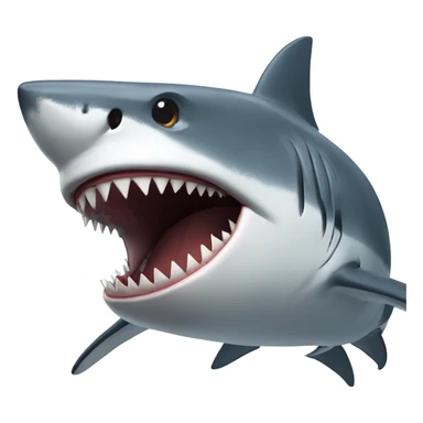 Shark attack  sticker