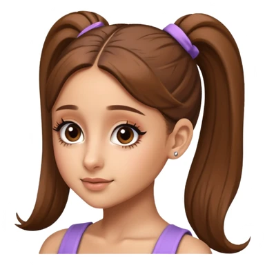 ariana grande ponytail sticker