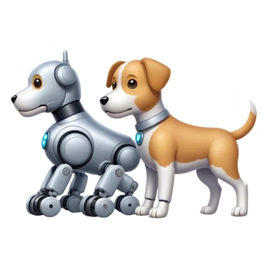 @dog dog dog dog play robotic sticker