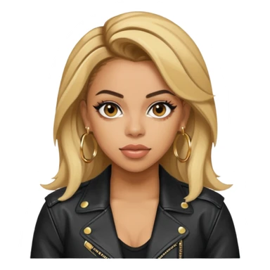 dinah jane wear leather jacket sticker