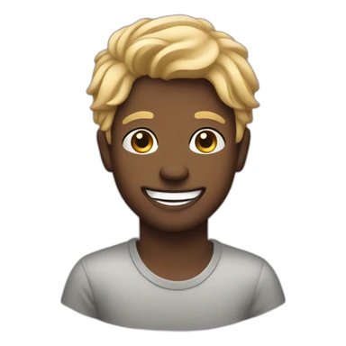 Happy queer person sticker