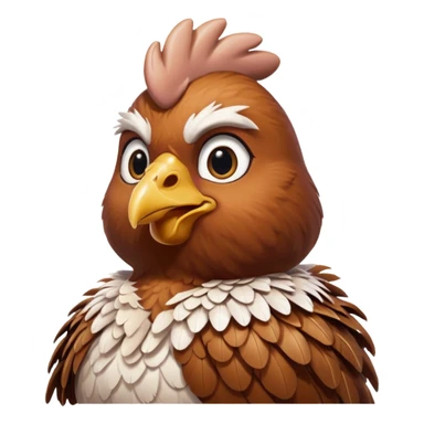 Fais moi une poule entrain de triple edit sur fortnite sticker