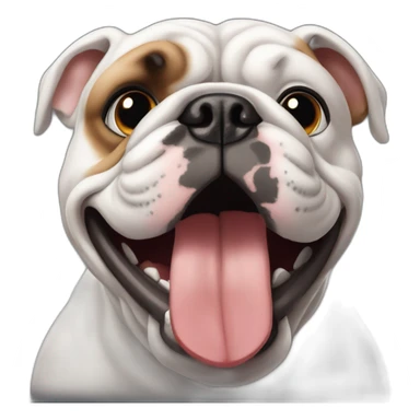 Bulldog frances atigrado sticker