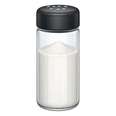 a full salt shaker  sticker