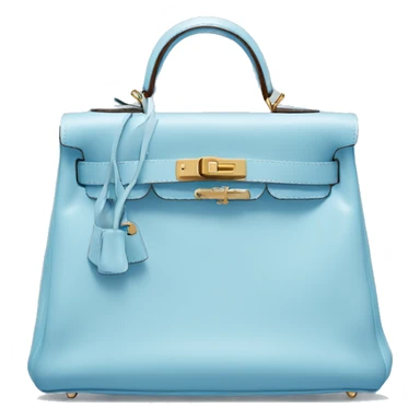 Light blue mini Hermes Kelly bag  sticker