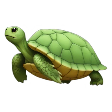 Tortue à grosse fesse sticker