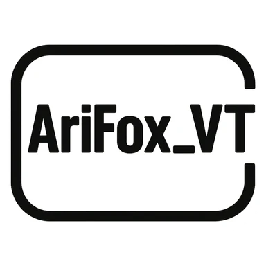the GLOCK logo, except the letters say "AriFox_VT" sticker